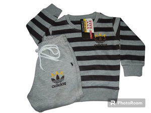 Little Kids Yarn Dyed Fleece Tracksuits