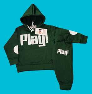 Little Champs Polyester Hoodie Tracksuit